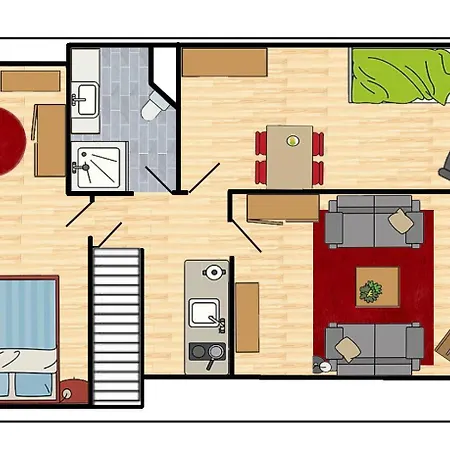 Ferienwohnung Stadt- Und Hafennaehe Fehmarn Esterno foto